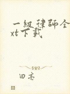 一级律师全集txt下载