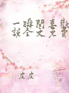一瞬间喜欢你小说全文免费阅读