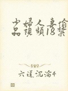 少妇人妻偷人精品视频18禁