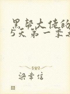 黑帮大佬的365天第一季无删减