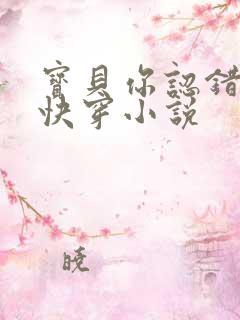 宝贝你认错人了快穿小说
