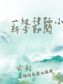 一级律师小说最新章节阅