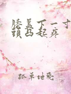 膝盖下一寸处骨头凸起疼
