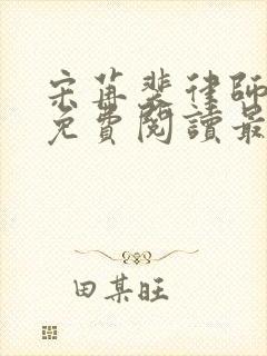 宋苒裴律师全文免费阅读最新章节