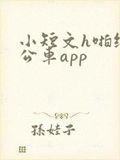 小短文h啪纯肉公车app