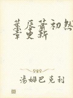 叶辰萧初然最新章更新