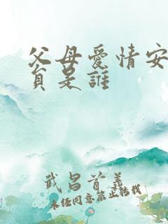 父母爱情安欣演员是谁