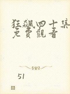 狂飙四十集在线免费观看