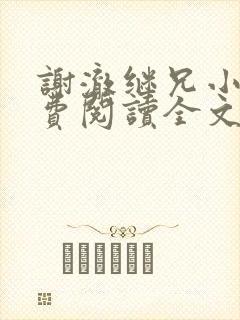 谢澈继兄小说免费阅读全文无弹窗