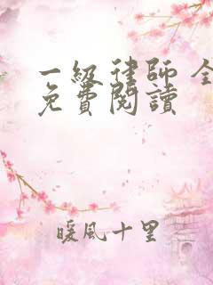 一级律师 全文免费阅读