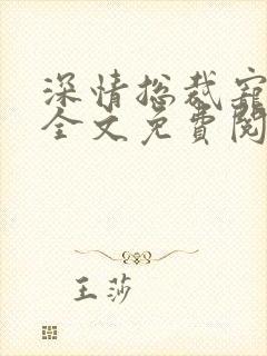 深情总裁宠不停全文免费阅读