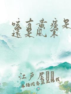 咳有黄痰是风热还是风寒