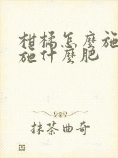 柑橘怎么施肥 施什么肥