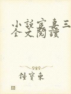 小说宦妻三部曲全文阅读
