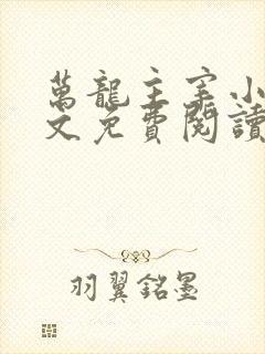 万龙主宰小说全文免费阅读无弹窗