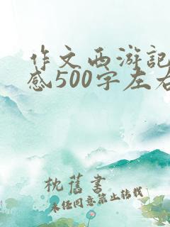 作文西游记读后感500字左右,五年级