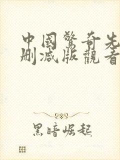 中国惊奇先生未删减版观看