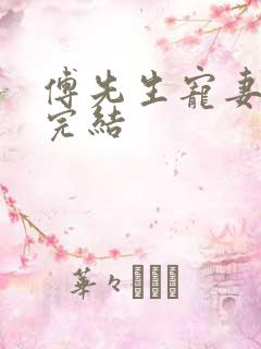 傅先生宠妻无度完结