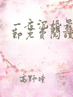 一夜沉婚最新章节免费阅读