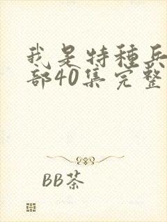 我是特种兵第一部40集完整版