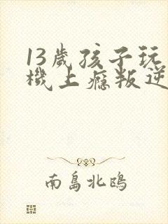 13岁孩子玩手机上瘾叛逆