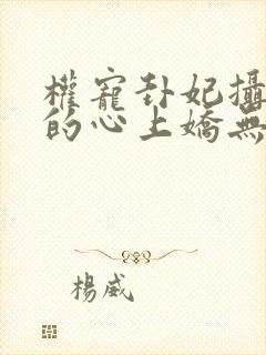 权宠卦妃摄政王的心上娇无弹窗