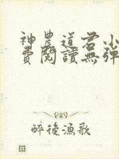 神农道君小说免费阅读无弹窗