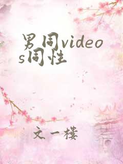 男同videos同性