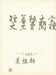 短篇辣文合集全文免费阅读