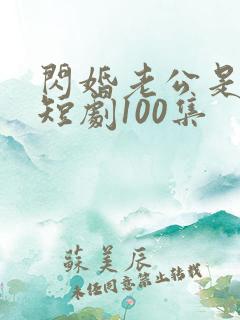 闪婚老公是豪门短剧100集