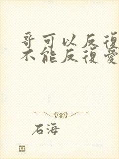 哥可以反复听人不能反复爱什么歌