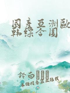 国产亚洲欧美日韩综合图