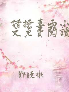 错撩喜雨小说全文免费阅读