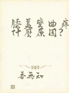膝盖弯曲疼痛是什么原因?