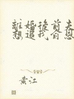 离婚后前夫总是想追我俞恩