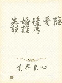 先婚后爱隐婚小说推荐
