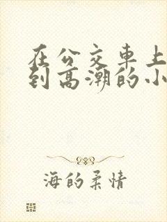 在公交车上被摸到高潮的小说文章