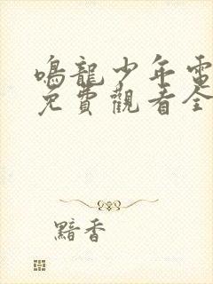 鸣龙少年电视剧免费观看全集在线播