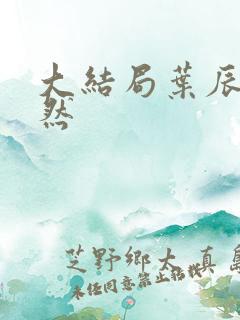 大结局叶辰萧初然