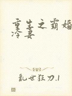 重生之霸婚豪门冷妻