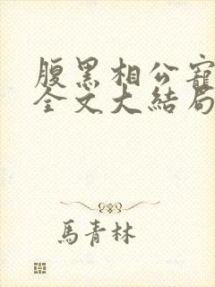 腹黑相公宠不停全文大结局