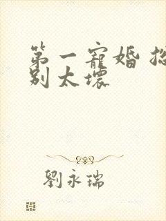 第一宠婚 总裁别太坏