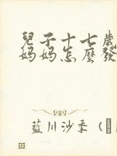 儿子十七岁生日妈妈怎么发朋友圈