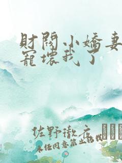 财阀小娇妻叔你宠坏我了