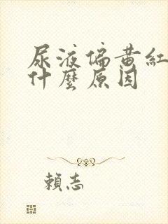 尿液偏黄红色是什么原因