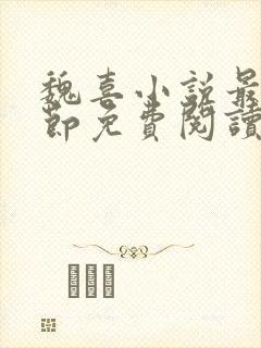 魏喜小说最新章节免费阅读无弹窗