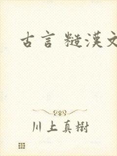 古言 糙汉文