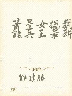 萧晨女总裁的全能兵王最新更新 小说