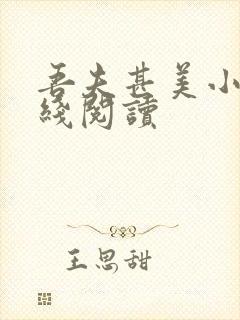 吾夫甚美小说在线阅读