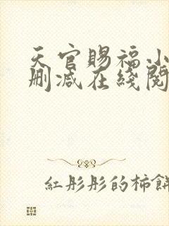 天官赐福小说无删减在线阅读